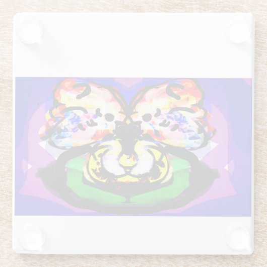 Two Doves  spring  Glasuntersetzer (Rückseite)