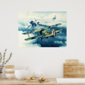 Two Down to Glory von William S. Phillips Poster (Küche)