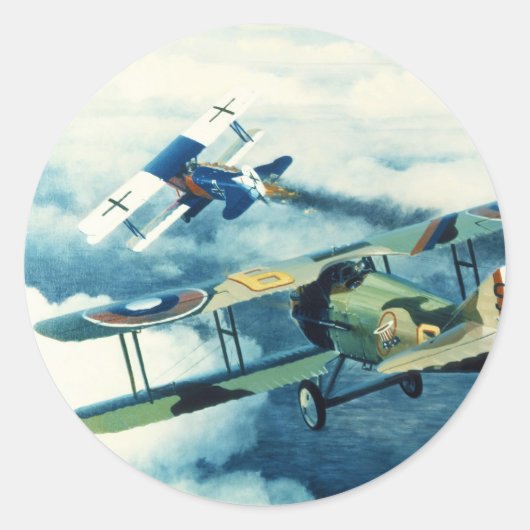 Two Down to Glory von William S. Phillips Runder Aufkleber (Vorderseite)