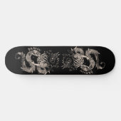 Two dragon sketch skateboard (Horizontal)