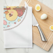 two ducks and love , you are the quack of my heart geschirrtuch (Viertel Falte)