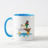 Two Ducks, One Pond, Forever Tasse (Links)
