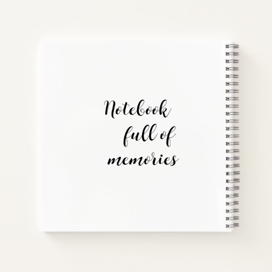 Two Easter Bunnies Personalized Spiral Notebook Notizblock (Rückseite)