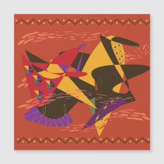 Two Elegant Black Women Magnetkarte