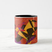 Two Elegant Black Women Zweifarbige Tasse (Mittel)