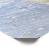 Two Emperor Penguins in Antarctica Poster (Ecke)