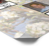 Two Family Trees on White Blossoms Photo     Poster (Ecke)