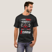 Two Fast 2 Curious racing 2nd Birthday two T-Shirt (Vorne ganz)