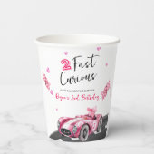 Two Fast Curious Birthday Pappbecher (Rückseite)