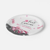 Two Fast Curious Birthday  Pappteller (Schrägansicht)