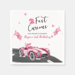 Two Fast Curious Birthday  Serviette