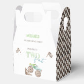 TWO Fast Monster Truck Birthday Favor Box Geschenkschachtel (Geöffnet)