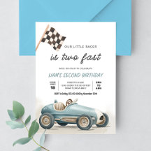 TWO Fast Vintage-Rennwagen 2. Geburtstag