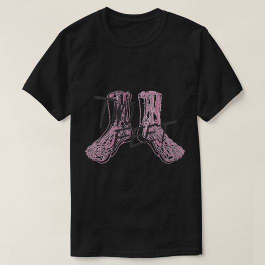 Two Feet Pink Classic T-Shirt (Design vorne)