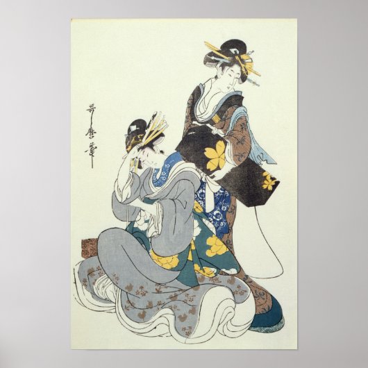 Two Female Figures Poster (Vorne)