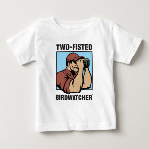 Two-Fisted Birdwatcher Säuglings-lange Hülse Baby T-shirt