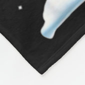 Two Flamingo With Santa Hat And Lights Merry Chris Fleecedecke (Ecke)