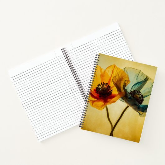 Two Flowers Notizblock (Innenseite)