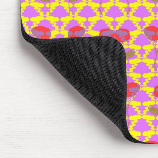 Two Flowers Roses Mousepad (Ecke)