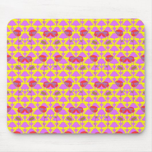 Two Flowers Roses Mousepad (Vorne)