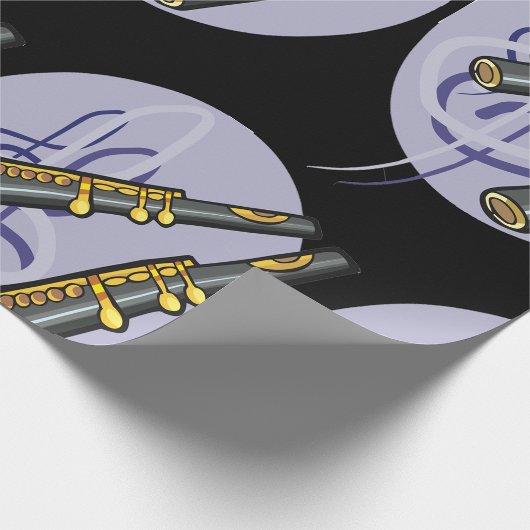Two Flutes Wrapping Paper Geschenkpapier