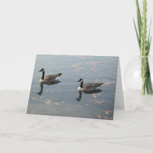 Two Geese card Karte