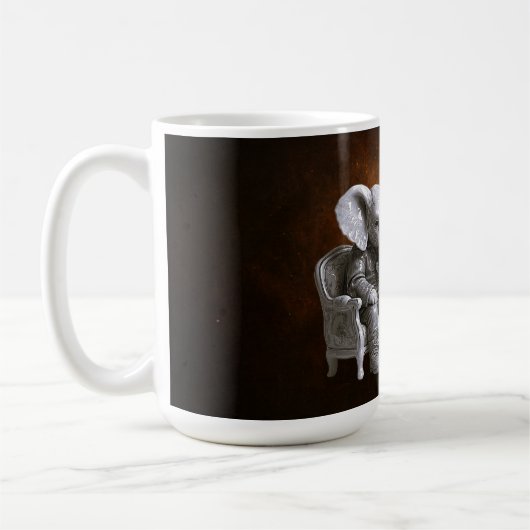 Two Gentleman Elephants Art Kaffeetasse (Links)
