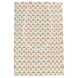 Two gift bags with repetitive holiday-themed  mittlere geschenktüte