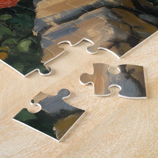 Two Ginger Cats walking along a path Puzzle (Seite)