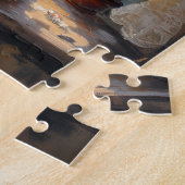 Two ginger staring out of a window   puzzle (Seite)