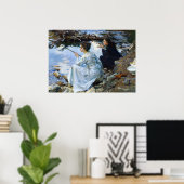 Two Girls Fishing, 1912 von John Singer Sargent Poster (Heimbüro)