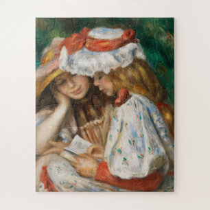 Two Girls Reading - Renoir Impressionist Malerei Puzzle