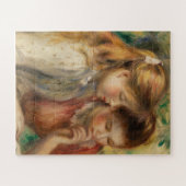 Two Girls Reading - Renoir Impressionist Malerei Puzzle (Horizontal)