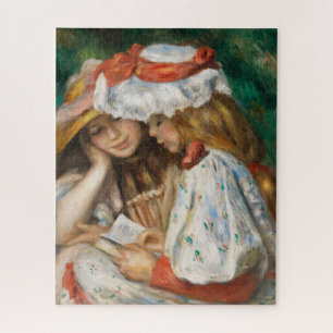Two Girls Reading - Renoir Impressionist Malerei Puzzle