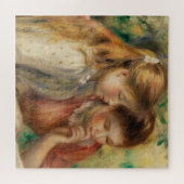 Two Girls Reading - Renoir Impressionist Malerei Puzzle (Horizontal)