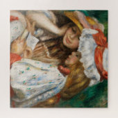 Two Girls Reading - Renoir Impressionist Malerei Puzzle (Horizontal)