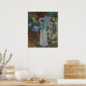 Two Girls with Parasols Poster (Küche)