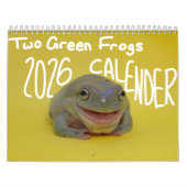 Two Green Frogs' 2026 Calendar Kalender (Titelbild)