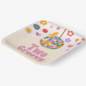 Two Groovy Disco Ball 2nd Birthday Party Pappteller (Gewinkelt)