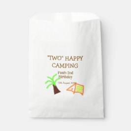 Two happy camping 2nd birthday tree camp kids geschenktütchen
