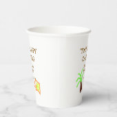 Two happy camping 2nd birthday tree camp kids pappbecher (Rechts)