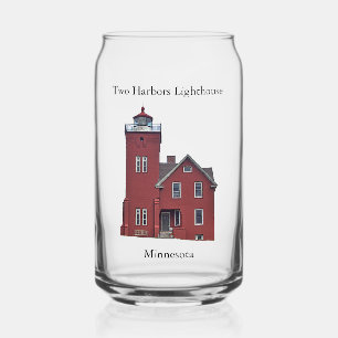 Two Harbors Leuchtturm kann Glas