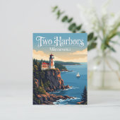 Two Harbors, Minnesota Postkarte (Stehend Vorderseite)