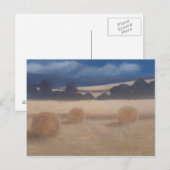 Two Hay Bales 2012 2 Postkarte (Vorne/Hinten)