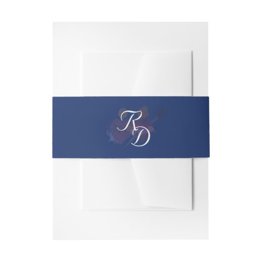 Two Hearts Catholic Wedding Invitation Belly Band (Vorderseite Beispiel)