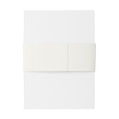 Two Hearts Catholic Wedding Invitation Belly Band (Rückseitenbeispiel)