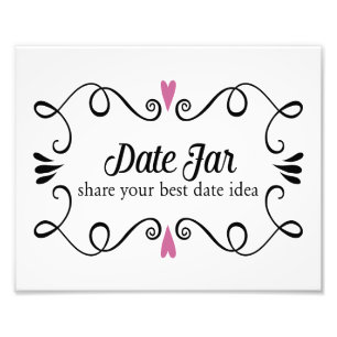 Two Hearts Date Ja Buffet Hochzeitszeichen Foto dr