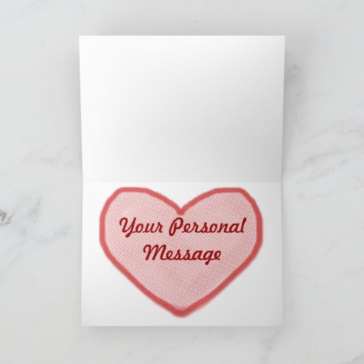 Two Hearts Feiertagskarte (Innenseite)