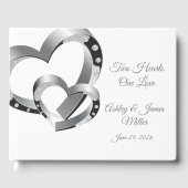 Two Hearts Gästebuch (Vorderseite)