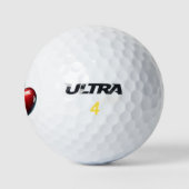 Two Hearts Golf Balls Golfball (Logo)